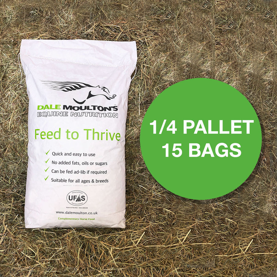 1/4 Pallet - 15 bags - 225kg - Dale Moulton’s Equine Nutrition Horse Feed