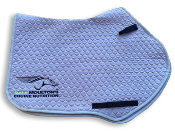 Grey Saddle Pad with logos